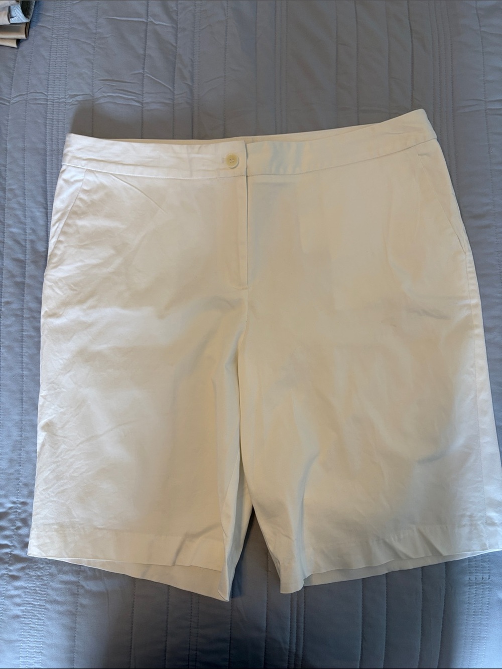 Talbots White Bermuda Shorts